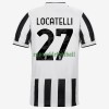 Maillot de Supporter Juventus Manuel Locatelli 27 Domicile 2021-22 Pour Homme